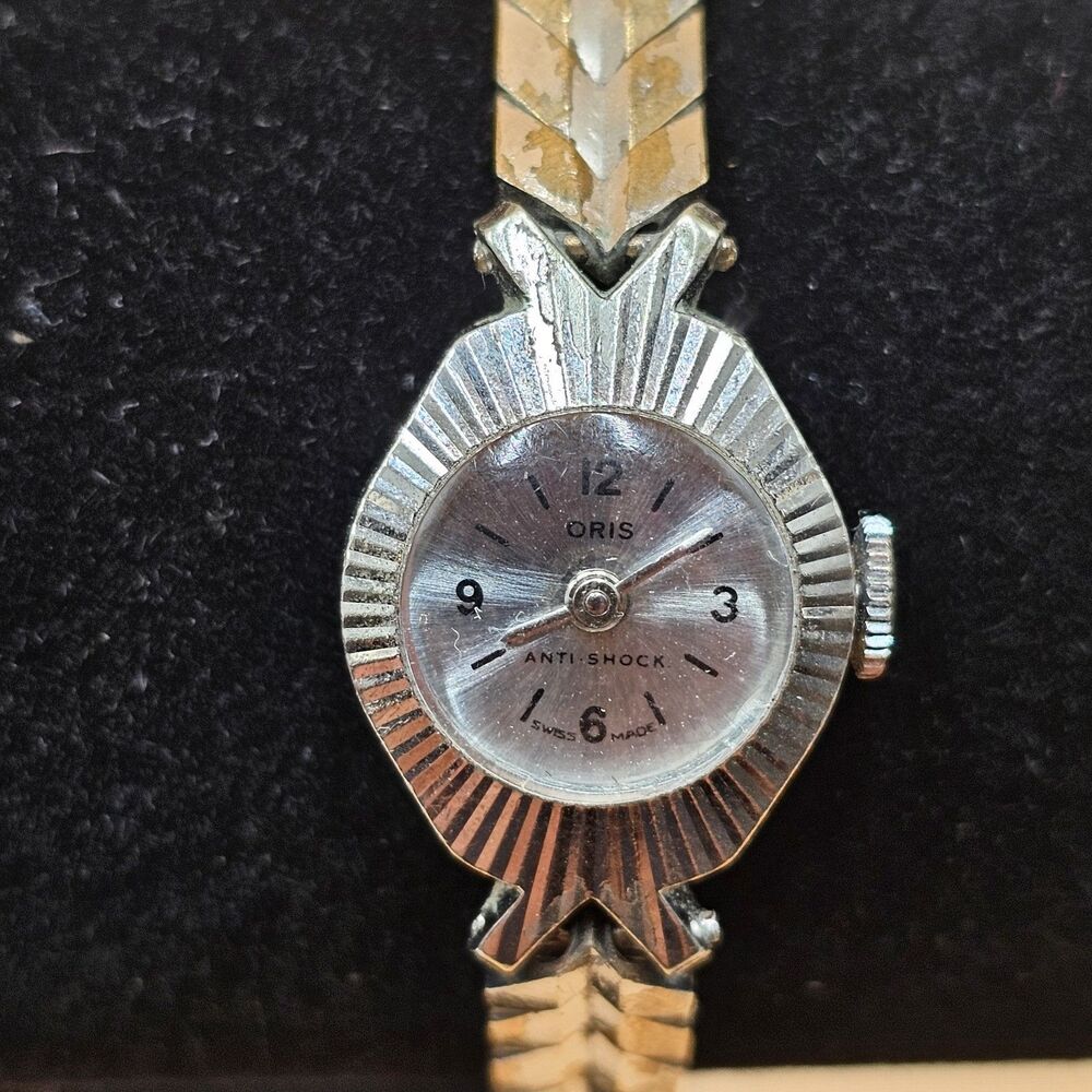 Vintage Oris 7 Jewel Anti Shock Ladies Watch Runs